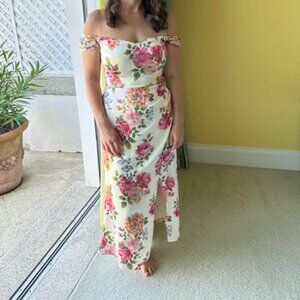 Reformation 100% Silk Dress Giverny Pattern Size 8